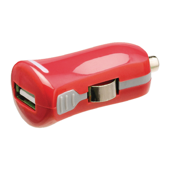 VLMP11950R Autolader 1-uitgang 2.1 a usb rood