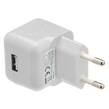 VLMP11955W Lader 1-uitgang 2.1 a 2.1 a usb wit