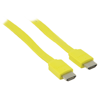 VLMP34010Y2.00 High speed hdmi kabel met ethernet plat hdmi-connector - hdmi-connector 2.00 m geel Product foto