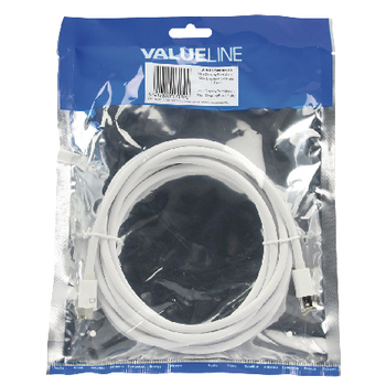 VLMP37500W3.00 Mini displayport kabel mini-displayport male - mini-displayport male 3.00 m wit Verpakking foto