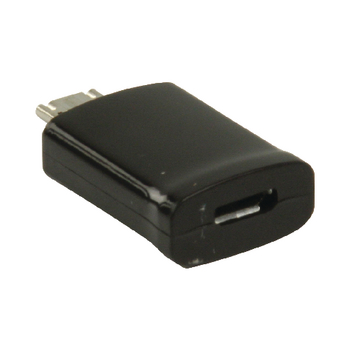 VLMP39020B Mhl-adapter usb micro-b 11-pins male - usb micro-b female zwart Product foto