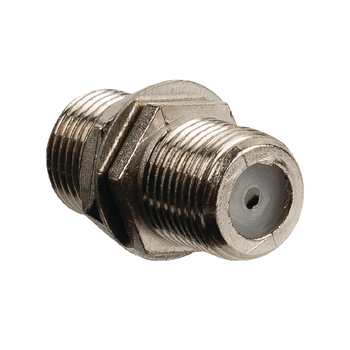 VLSB41940M Coax-adapter f f-connector female - f-connector female zilver Product foto