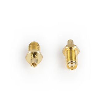 VLSP02120A Sma-adapter sma female - ts9 goud Product foto