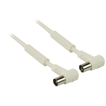 VLSP40120W250 120 db coaxkabel haaks coax male (iec) - coax female (iec) 25.0 m wit Product foto