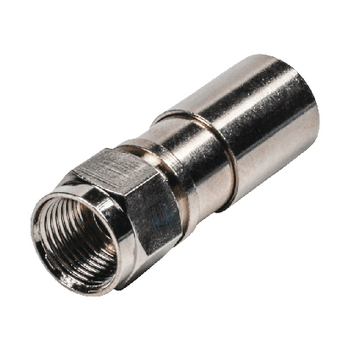 VLSP41923M F-connector 5.5 mm male metaal zilver
