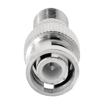 VLSP41965M Coax-adapter bnc bnc male - f-connector female zilver Product foto