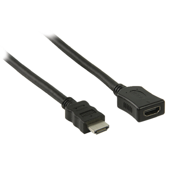 VLVB34090B10 High speed hdmi kabel met ethernet hdmi-connector - hdmi female 1.00 m zwart Product foto