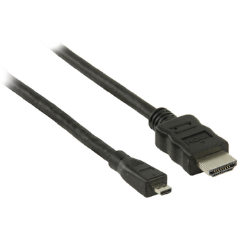VLVB34700B10 High speed hdmi kabel met ethernet hdmi-connector - hdmi micro-connector male 1.00 m zwart Product foto