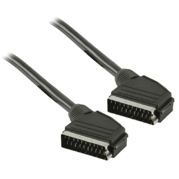 VLVP31000B05 Scart kabel scart male - scart male 0.50 m zwart Product foto