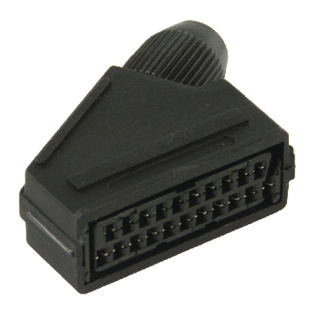 VLVP31995B Connector scart female pvc zwart Product foto