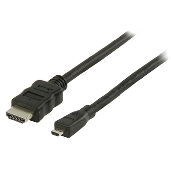 VLVP34700B15 High speed hdmi kabel met ethernet hdmi-connector - hdmi micro-connector male 1.50 m zwart