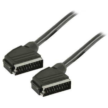 VLVT31000B50 Scart kabel scart male - scart male 5.00 m zwart