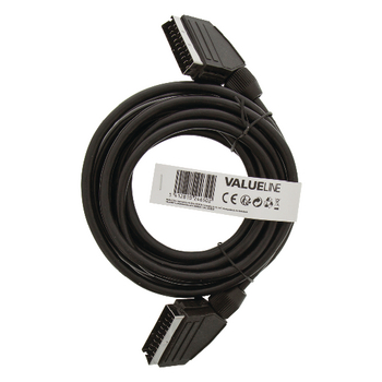 VLVT31000B50 Scart kabel scart male - scart male 5.00 m zwart Product foto