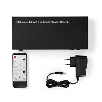 VMAT3462AT Hdmi™ matrix-switch | 4 x 2-poorts poort(en) | 4x hdmi™ input | 2x hdmi™ output |  Inhoud verpakking foto