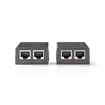 VREP3410AT Hdmi™-extender | over cat6 | tot 30 m | 1080p | 1.65 gbps | metaal | antraciet