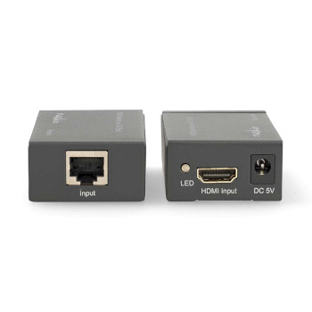 VREP3450AT Hdmi™-extender | over cat6 | tot 60 m | 1080p | 1.65 gbps | metaal | antraciet Product foto