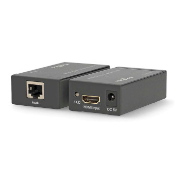 VREP3450AT Hdmi™-extender | over cat6 | tot 60 m | 1080p | 1.65 gbps | metaal | antraciet