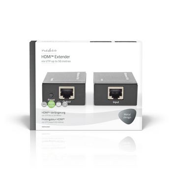 VREP3450AT Hdmi™-extender | over cat6 | tot 60 m | 1080p | 1.65 gbps | metaal | antraciet  foto