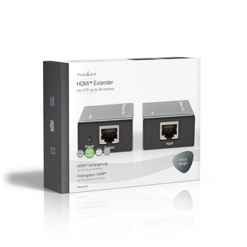 VREP3450AT Hdmi™-extender | over cat6 | tot 60 m | 1080p | 1.65 gbps | metaal | antraciet Verpakking foto