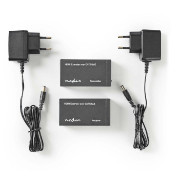 VREP3450AT Hdmi™-extender | over cat6 | tot 60 m | 1080p | 1.65 gbps | metaal | antraciet Inhoud verpakking foto