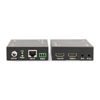 VREP3480AT Hdmi™-extender | over cat6 | tot 60 m | 4k@60hz | 18 gbps | metaal | antraciet Product foto