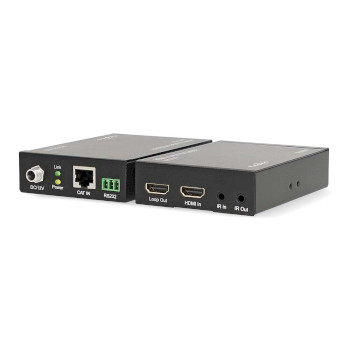 VREP3480AT Hdmi™-extender | over cat6 | tot 60 m | 4k@60hz | 18 gbps | metaal | antraciet