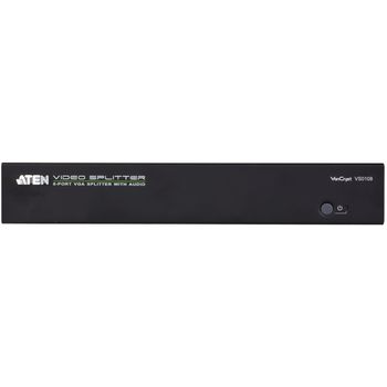 VS0108-AT-G 8-poorts met audio-ondersteuning vga-splitter zwart Product foto