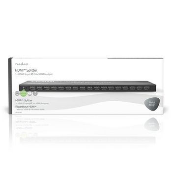 VSPL34716AT Hdmi™-splitter | 2 x 8 poort(en) | hdmi™ input | usb-a female / 16x hdmi™ output |  foto