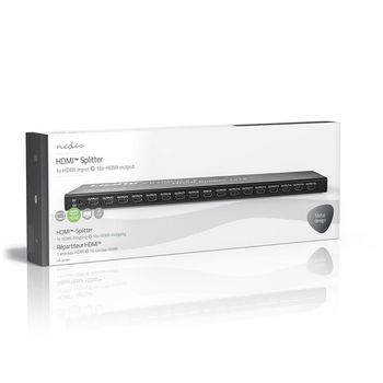 VSPL34716AT Hdmi™-splitter | 2 x 8 poort(en) | hdmi™ input | usb-a female / 16x hdmi™ output | Verpakking foto