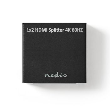 VSPL3472AT Hdmi™-splitter | 2 poort(en) | hdmi™ input | 2x hdmi™ output | 4k@60hz | 18 gbps | Product foto