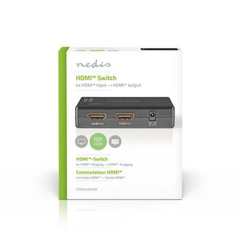 VSWI34004BK 4-poorts | hdmi-switch | zwart Verpakking foto