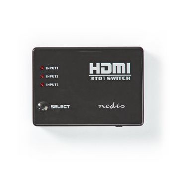 VSWI3453BK Hdmi™-switch | 3 poort(en) | 3x hdmi™ input | 1x hdmi™ output | 1080p | 3.4 gbps | Product foto