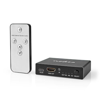 VSWI3493AT Hdmi™-switch | 3 poort(en) | 3x hdmi™ input | hdmi™ output | 8k@60hz | 45 gbps | a Product foto