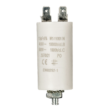 W1-11001N Condensator 1.5uf / 450 v + aarde