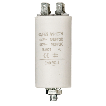 W1-11007N Condensator 6.3uf / 450 v + aarde