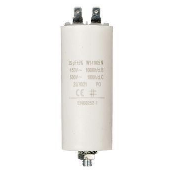 W1-11025N Condensator 25.0uf / 450 v + aarde