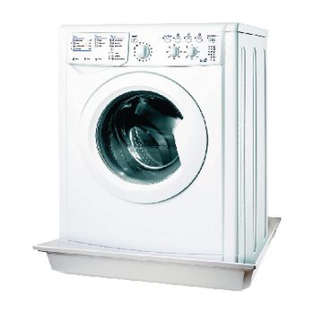 W9-DRIPTRAY Wasmachine lekbak 70 cm wit In gebruik foto