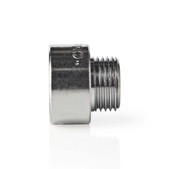 WAHA3412 Slangadapter | 3/4\'\' | 1/2\'\' | metaal | zilver Product foto