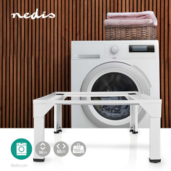 WAST111WT Verhoger voor wasmachine en wasdroger | 150 kg | wit Product foto