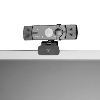 WCAM120BK Webcam | full hd@60fps / 4k@30fps | automatische scherpstelling | ingebouwde microfoon | zwart Product foto