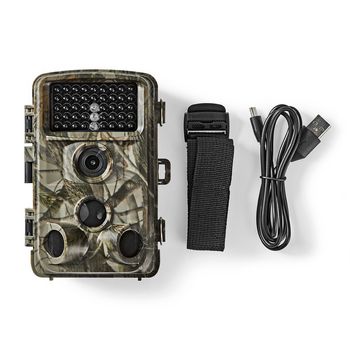 WCAM150GN Wildcamera | 1080p@30fps | 24.0 mpixel | 5 mpixel cmos | ip66 | zwart no-glow ir | nachtzicht | kijk Inhoud verpakking foto