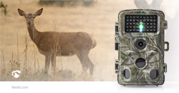 WCAM150GN Wildcamera | 1080p@30fps | 16.0 mpixel | 5 mpixel cmos | ip56 | zwart no-glow ir | nachtzicht | kijk Product foto