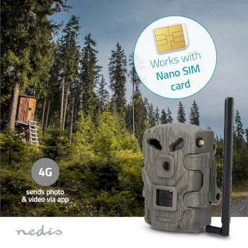 WCAM460GN Wildlife camera | 4g | 1080p@30fps | 30.0 mpixel | 2 mpixel cmos | ip66 | 4g | black no-glow ir | ni Product foto