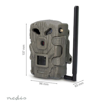 WCAM460GN Wildlife camera | 4g | 1080p@30fps | 30.0 mpixel | 2 mpixel cmos | ip66 | 4g | black no-glow ir | ni Product foto