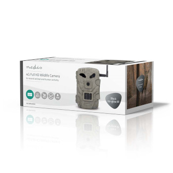 WCAM460GN Wildlife camera | 4g | 1080p@30fps | 30.0 mpixel | 2 mpixel cmos | ip66 | 4g | black no-glow ir | ni Verpakking foto