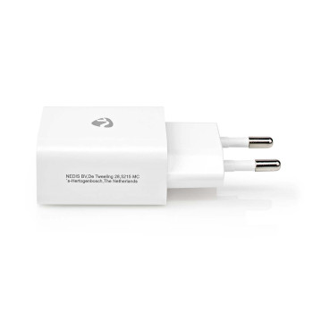 WCHAC242AWT Oplader | 12 w | snellaad functie | 1x 2.4 a | outputs: 1 | usb-a | usb type-c™ (los) kabel |  Product foto