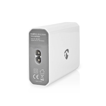 WCHAU1000AWH Oplader | snellaad functie | 1x 2,1 a / 2x 2,4 a / 3x 1,0 a a | outputs: 6 | 6x usb-a | geen kabel i Product foto