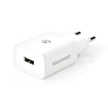 WCHAU242AWT Oplader | 12 w | snellaad functie | 1x 2.4 a | outputs: 1 | usb-a | geen kabel inbegrepen | single v Product foto