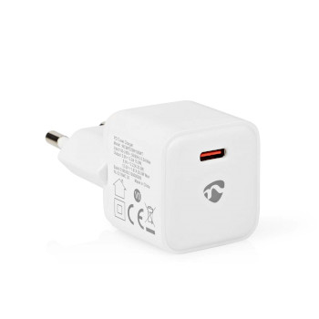 WCMPD20W100WT Oplader | 20 w | snellaad functie | 1.67 / 2.22 / 3.0 a | outputs: 1 | usb-c™ | automatische v Product foto