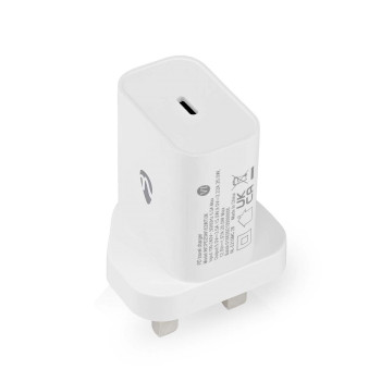 WCPD20W102WTUK Oplader | 20 w | snellaad functie | 1.67 / 2.22 / 3.0 a | outputs: 1 | usb-c™ | automatische v